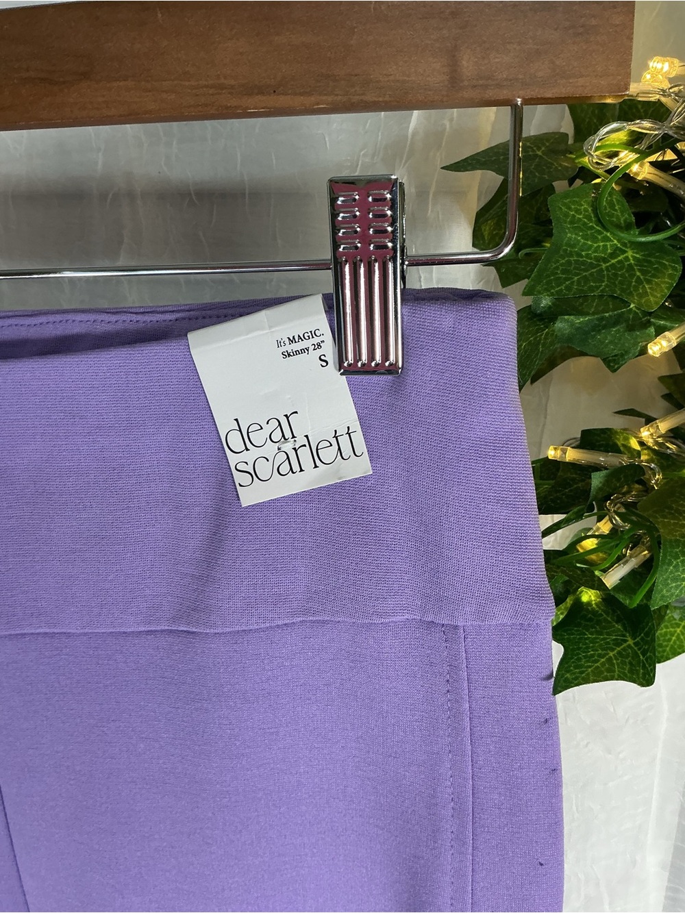 Read description: Dear Scarlett High-Waist Skinny Pant - lavender - Picture 3 of 9